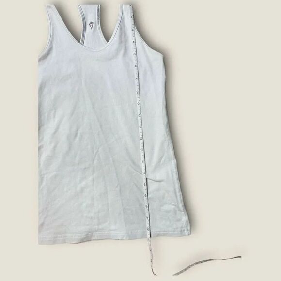 IVIVVA Girls 12 White Racerback Activewear Tank Top - Picture 4 of 4